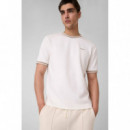 Benton Cn Ss T-shirt Mountain White  GUESS