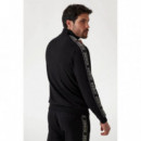 Nos Full Zip New Arlo Sweatshirt Black  GUESS