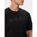 Anton Cn Ss T-shirt Jet Black A996  GUESS