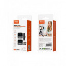MTK  Microfono Inalambrico DUO Lavalier De Solapa  Adaptador Tipo C y Lightning  TR9489