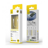 ONE PLUS Adaptador Lightning/m a Jack 3.5MM/H NB1667 Blanco