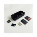 COOLBOX  Lector de Tarjeta Multiple Dni,Sd,Micro Sd,MS,M2 Adaptador Tipo C A Usb-A COO-CRE-4AC