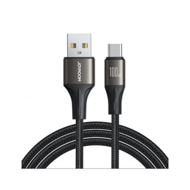 JOYROOM Cable Datos Tipo C A Usb-A 100W  S-A25 1.2Mtrs Negro