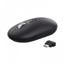 TRUST Raton Inalambrico Bluetooth SERON HYPERSCROLL Negro Silencioso Recargable 26018