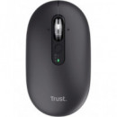 TRUST Raton Inalambrico Bluetooth SERON HYPERSCROLL Negro Silencioso Recargable 26018