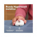 TRUST Raton Inalambrico Bluetooth SERON HYPERSCROLL Blanco Silencioso Recargable 26019