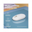 TRUST Raton Inalambrico Bluetooth SERON HYPERSCROLL Blanco Silencioso Recargable 26019