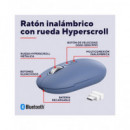 TRUST Raton Inalambrico Bluetooth SERON HYPERSCROLL Azul Silencioso Recargable 26019