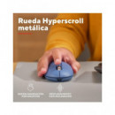 TRUST Raton Inalambrico Bluetooth SERON HYPERSCROLL Azul Silencioso Recargable 26019