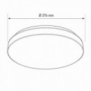 Aplique Led Cct Redondo Serie Solei AIRMEC 24W