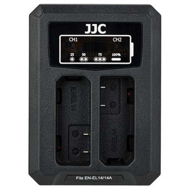JJC Cargador Doble Enel 14/14A