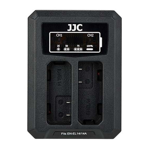 JJC Cargador Doble Enel 14/14A