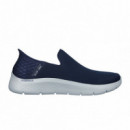 Skechers Zapatillas Go Walk Flex - No Hands Marino 216491-NVY