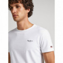 Pepe Jeans Camiseta  Original Basic 3 N Blanca PM508212-800