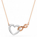 Collar Hyperbola Infinity y corazón