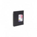 Carpeta A4 CARCHIVO de Espiral con 20 Fundas Negra