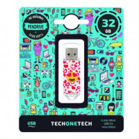 Pendrive TECH1TECH 32 Gb Heart  TECH ONE TECH