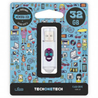 Pendrive TECH1TECH 32 Gb Calavera  TECH ONE TECH
