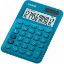 Calculadora CASIO MS-20UC Azul 12 Dígitos