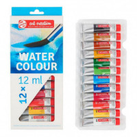 Pintura de Acuarela Talens 12 Colores