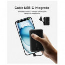 BELKIN Bateria Externa 10000Mah Con Cable TIpo BPB021hqBK Negro
