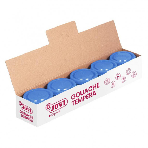 Témpera JOVI 40 Ml Azul Cían