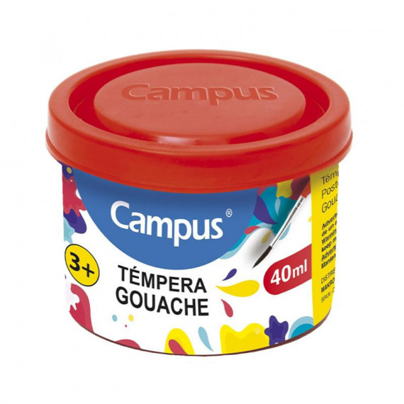 Témpera Campus 40 ml Rojo