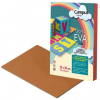 Goma EVA Campus A4 Marrón