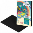 Goma EVA Campus A4 Color Negro