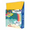 Goma EVA Campus College 400x600 mm Amarillo
