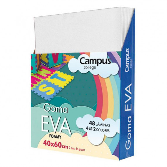 Goma EVA Campus 40x60 cm Blanco