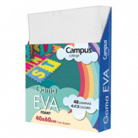 Goma EVA Campus 40x60 cm Blanco