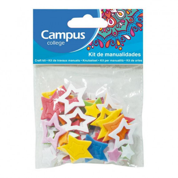 Set de Goma Eva con Estrellas Adhesivas 30 Unidades