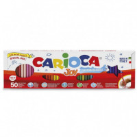Rotulador CARIOCA Joy 50 Colores