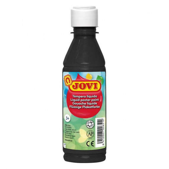 Témpera JOVI 500 Ml 506 Negra