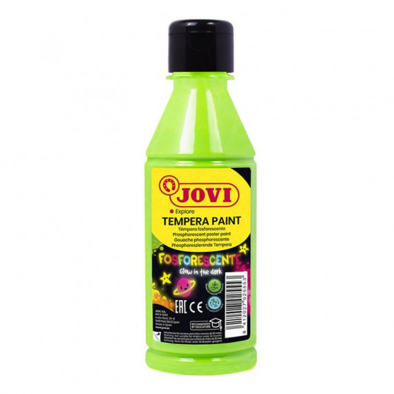 Témpera JOVI 250 Ml Fluorescente Verde