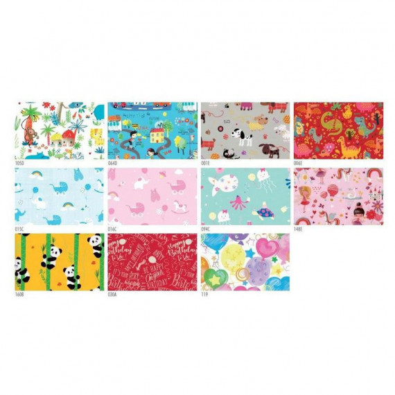 Rollo de Papel de Regalo Infantil 1X3 Metros  TM ELECTRON