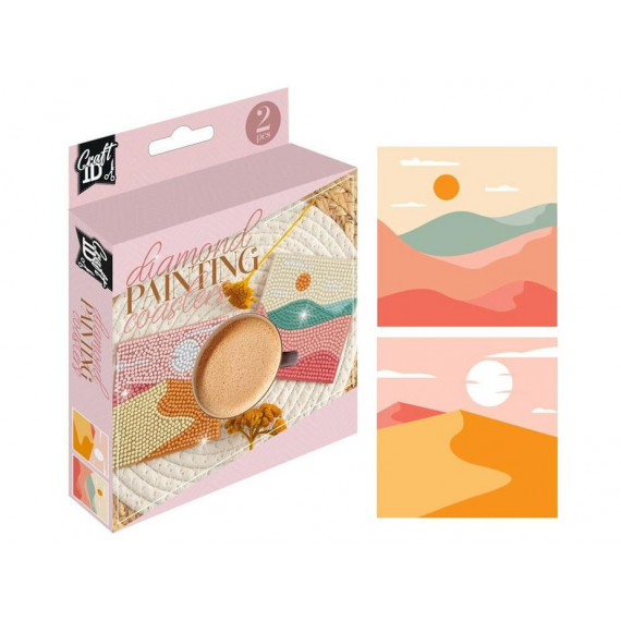 Set de Posavasos Diamond Painting 2 CR2072/GE