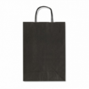 Bolsa de Papel Kraft ALLEGRA Color Negro 16X8X21 Cm