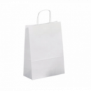 Bolsa de Papel Kraft ALLEGRA Color Blanco 36X12X41 Cm