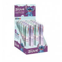 Bolígrafo Borrable Multicolor Stitch 4 en 1 Pastel  DISNEY STITCH - Guanxe Atlantic Marketplace
