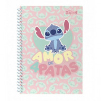 Cuaderno de Espiral B5 con 100 Hojas Stitch  DISNEY STITCH - Guanxe Atlantic Marketplace