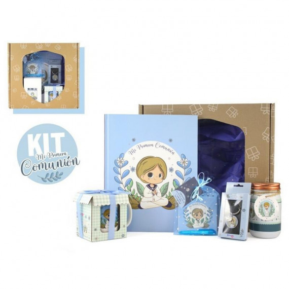 Caja Regalo para Comunión de Niño BISMARK con Artículos Surtidos