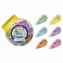 Cinta Correctora Mini BISMARK Pastel 5 Mm X 5 M