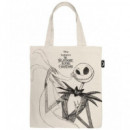 Bolsa de Algodón con Asa 37X41 Cm Pesadilla Antes de Navidad  DISNEY
