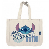 Bolsa de Algodón con Asas 46X40.5X10 Cm Lilo y Stitch WD17642  DISNEY STITCH - Guanxe Atlantic Marketplace