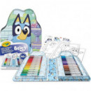 Maletín con 45 Piezas de Bluey para Colorear con Stickers  DISNEY