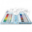 Maletín con 45 Piezas de Bluey para Colorear con Stickers  DISNEY