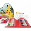 Maletín con 45 Piezas de Pokémon para Colorear con Stickers  DISNEY