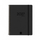 Agenda FINOCAM Ikon E10 Semana Vista 2026-2027 Negro